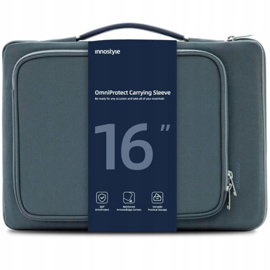 INNOSTYLE OmniProtect vodootporna torba za prijenosno računalo od 15,6–16", siva